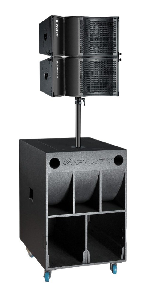 مكبرات الصوت 10 بوصة Active Line Array مكبرات الصوت الترددية الكاملة Ultra Low Speaker ثلاث قنوات V-10/V-18