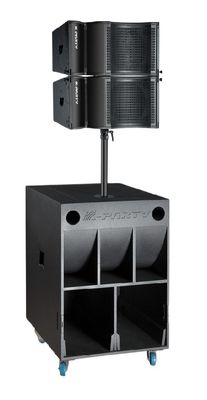 مكبرات الصوت 10 بوصة Active Line Array مكبرات الصوت الترددية الكاملة Ultra Low Speaker ثلاث قنوات V-10/V-18